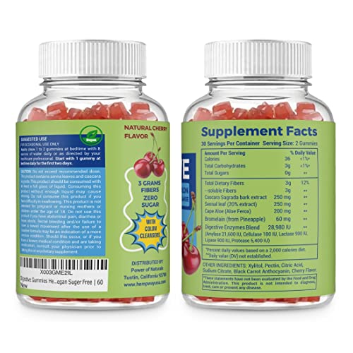 HEMPWAY Fiber Gummies for Digestive Colon Cleanse - Health & Daily Weight Support HEMPWAY Au supplements