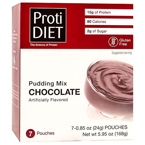 Protidiet Chocolate Flavor High Protein Instant Pudding Mix (7-5.9 oz Pouches) (Chocolate) ProtiDIET Au supplements