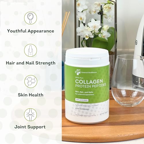 100% Pure Collagen Powder Protein Peptides - General Healthcare 300g Supplement General Healthcare Au supplements