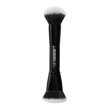 e.l.f. Liquid Bronzer & Contour Duo Brush, Silky Highly Pigmented Formula with Dual-ended Makeup Brush, Synthetic Bristles, 100% Vegan and Cruelty-Free e.l.f. Au supplements