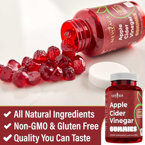 NEW AGE Apple Cider Vinegar Gummies 2-Pack - 120 Count - Immunity & Detox NEW AGE Au supplements