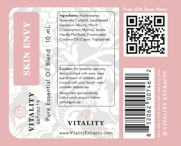 Skin Envy - Face Moisturizer Serum (by Vitality Extracts) Coconut Oil, Collagen, Vitamin E, Vegan Vitality Extracts Au supplements