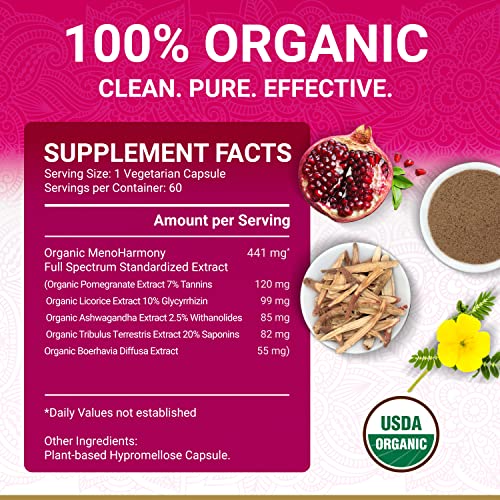Menopause Supplements for Women - USDA Organic | Menopause Support | Female Hormone True Veda Au supplements