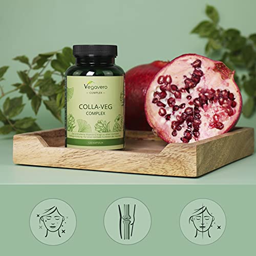 Vegavero Vegan Collagen Supplement | 2000mg | Complex with L-Lysine, L-Proline, Vitamin C (Acerola) & Superfoods Extracts Vegavero Au supplements