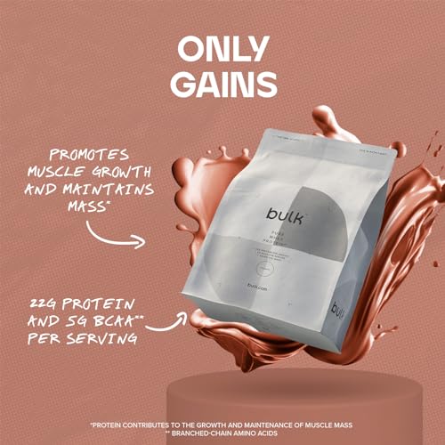 Bulk Pure Whey Protein Powder Shake, Tiramisu, 1 kg, Packaging May Vary Bulk Au supplements