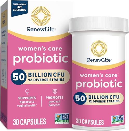 Renew Life Women's Probiotic Capsules, 50 Billion CFU Guaranteed, Supports Vaginal, Urinary Renew Life Au supplements