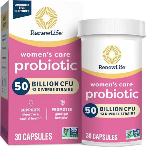 Renew Life Women's Probiotic Capsules, 50 Billion CFU Guaranteed, Supports Vaginal, Urinary Renew LifeAU supplements