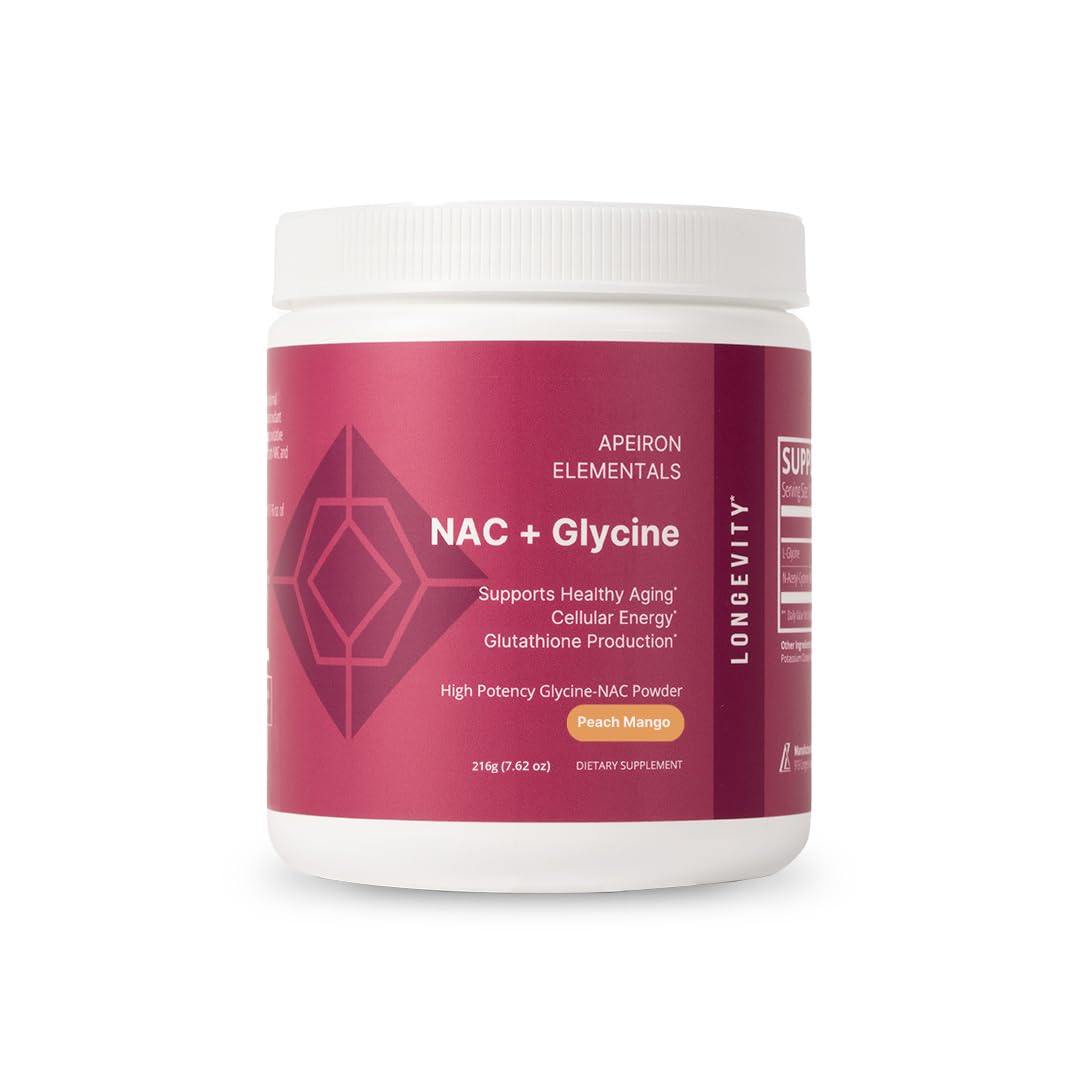 Apeiron Elementals NAC + Glycine Powder - 2500mg - Glutathione Production, Immune Support, & Cellular Energy Apeiron Elementals Au supplements