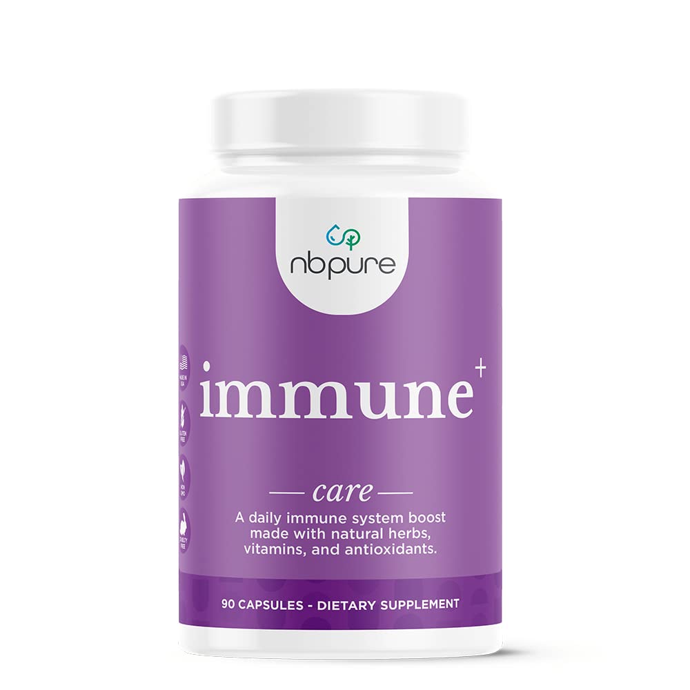 nbpure Immune+ Daily Immune System Supplement Boost, Immunity Supplement, 90 Count nbpure Au supplements