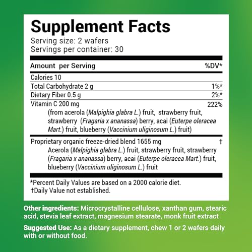Dr. Berg's Vitamin C Complex Whole Food (60 Chewable) 100% Natural Vitamin C from Dr. Berg Nutritionals Au supplements