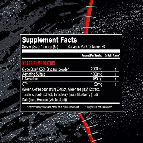 Noxious Extreme Nitric Oxide Booster Pump Pre-Workout Powder | Endurance and Muscle KILLER LABZ Au supplements
