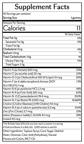 VEGAMOUR GRO Biotin Gummies, Strawberry Flavor with 5000 mcg Biotin, Supports VEGAMOUR Au supplements