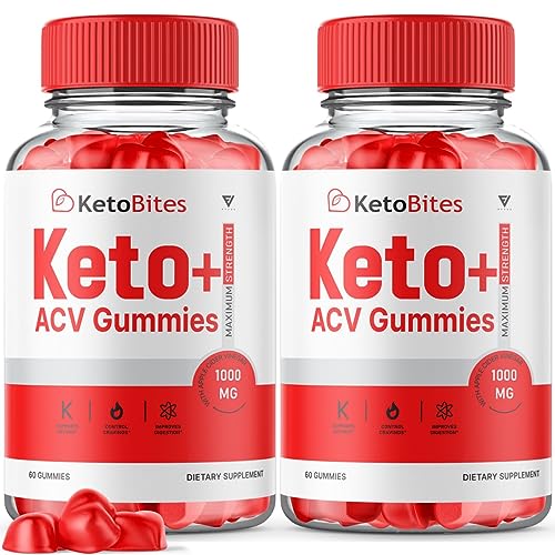 (2 Pack) Keto Bites ACV Gummies, KetoBites Keto ACV Gummies Advanced Weight Loss Fyvus Au supplements