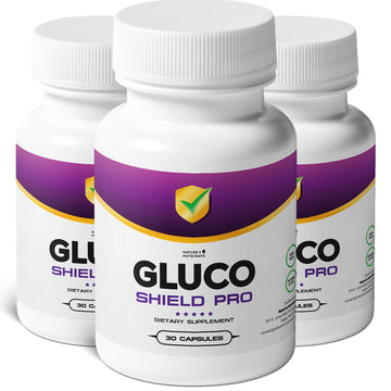 GlucoShield Pro - Natural Supplement with Vitamins B1, B2, B6, Magnesium, Zinc & Calcium | Non-GMO, Stimulant-Free, Easy-to-Take | Made in the USA, GMP-Certified | 30 Capsules, 3 Month Supply Nature’s NutriWave Au supplements
