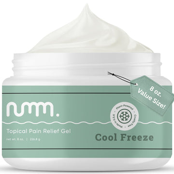 numm Cool Pain Relief Gel – Instant Cold Therapy for Joint & Muscle Pain, Strain & Soreness – Menthol Cream 8oz – Vegan, Alcohol-Free Cooling Relief for Post-Workout Recovery numm. Au supplements