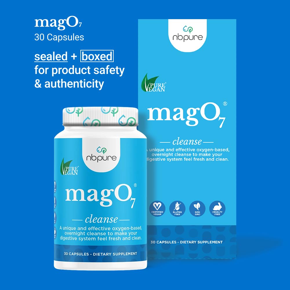 nbpure Mag O7 Oxygen Digestive System and Colon Cleanse and Detox Capsules nbpure Au supplements