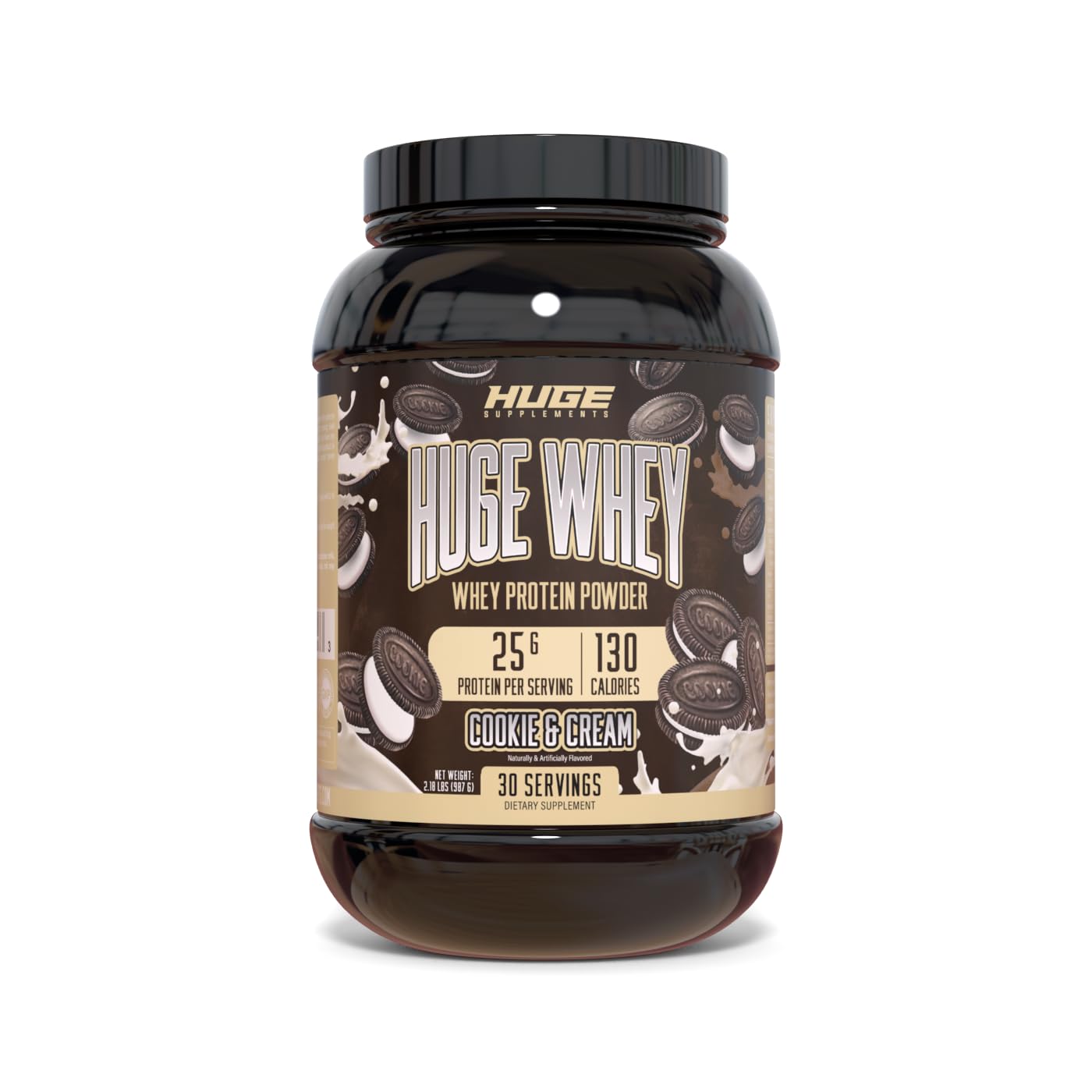 Huge Supplements Whey Protein Concentrate Powder, 25g Protein Per Serving, 5g BCAA Huge Supplements Au supplements