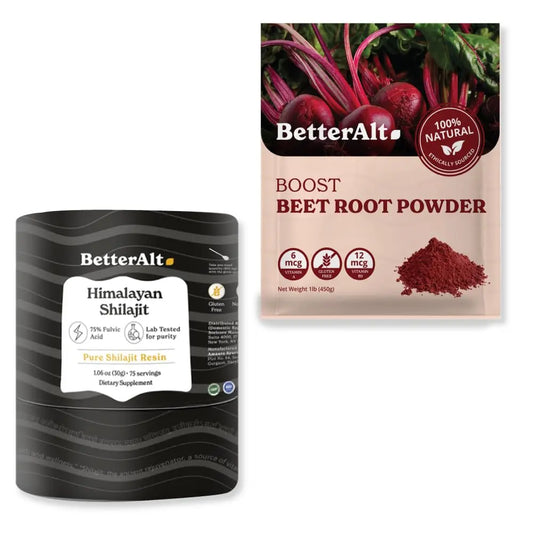 Better Alt Beet Root Powder - 16oz, 100% Natural Nitric Oxide Booster and Pure Himalayan Better AltAU supplements
