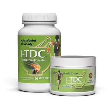 Joint & Muscle Health Soft Gels and Relief Cream 2 oz Bundle 1-TDC Au supplements