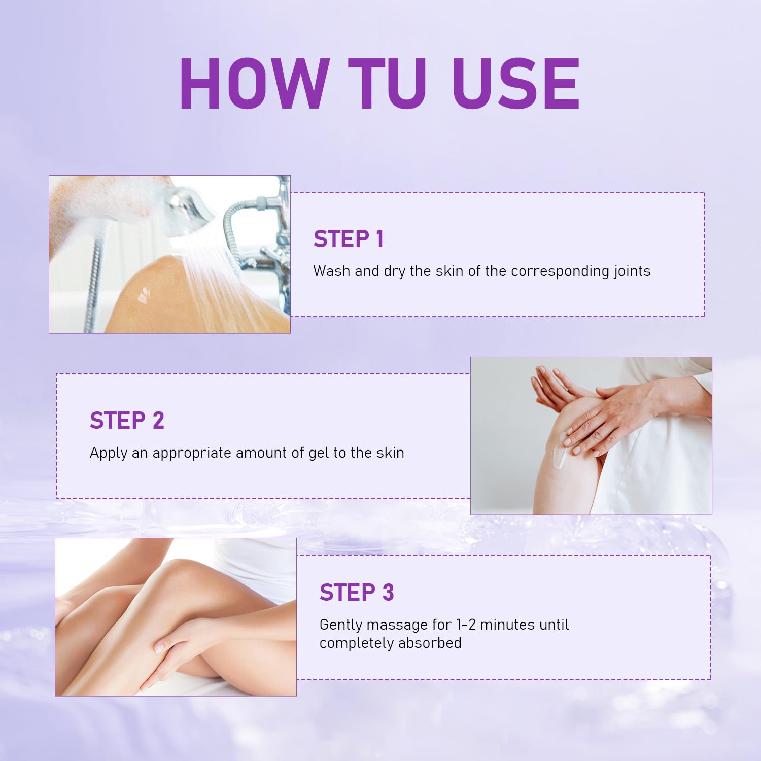 Soothing Relief Massage Gel, Joint Gel Purple Gel Cooling Activities Throughout The Body, Soothing Knees, Lumbar, Neck, Back, Shoulders, Hands, and Feet iaredon Au supplements