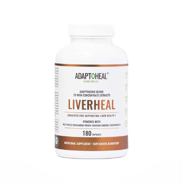ADAPTOHEAL Milk Thistle, Turmeric and Astragalus Complex – Liverheal Herbal Liver Cleanse and Detox Formula with Artichoke and Schisandra Extracts – High-Potency Plant Blend (180 Capsules) ADAPTOHEAL Au supplements