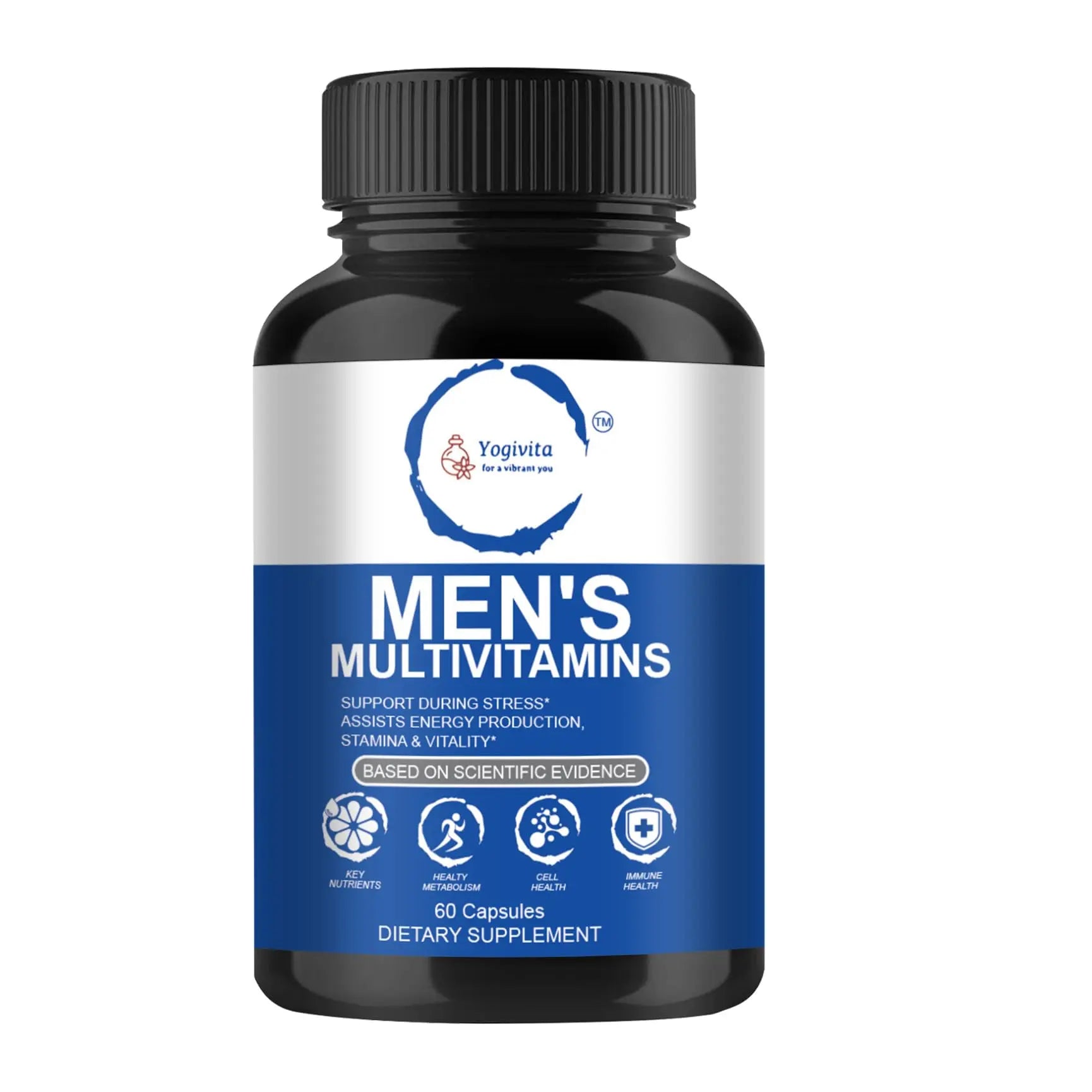 Yogivita Men’s Multivitamin – Complete Wellness, Energy & Immunity Support – Vegan, Gluten-Free, 60 Capsules Yogivita Au supplements