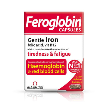 Feroglobin Iron Capsule Helps to reduce tiredness and fatigue Feroglobin Au supplements