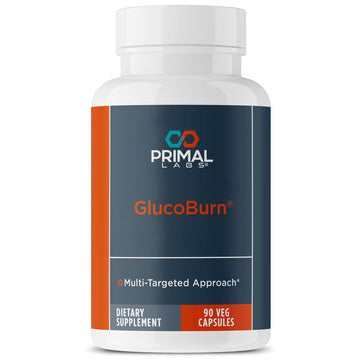 Primal Labs GlucoBurn Support Supplement with White Mulberry Leaf Extract and Alpha Lipoic Acid, 90 Veg capsules Primal Labs Au supplements