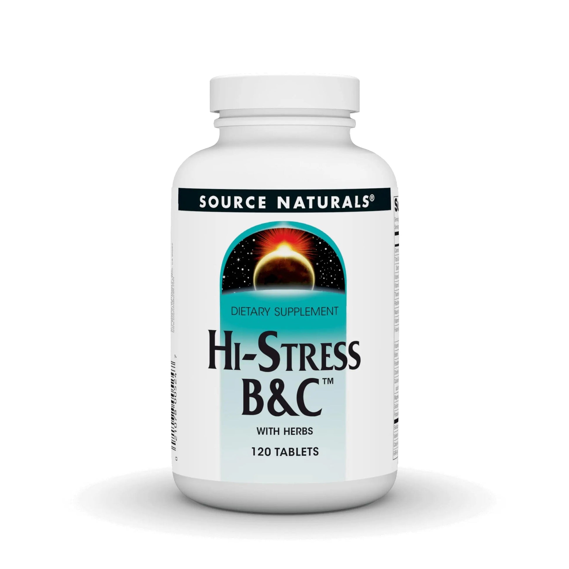 Source Naturals Hi-Stress B&C with Herbs - 120 Tablets Source Naturals Au supplements