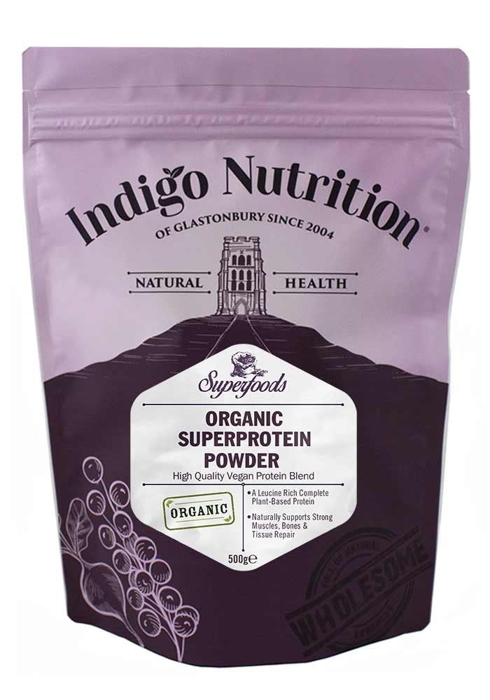 Organic Super Protein Powder - 250 Grams (Certified Organic) Indigo Herbs Au supplements
