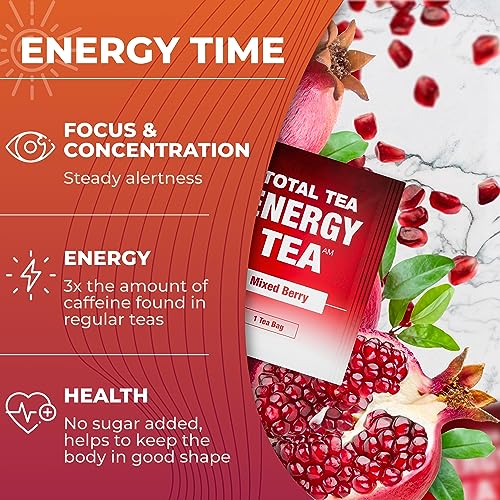 Total Tea Detox Tea & Energy Tea Set - 25 Day Detox Tea - Herbal SIim Tea Total Tea Au supplements