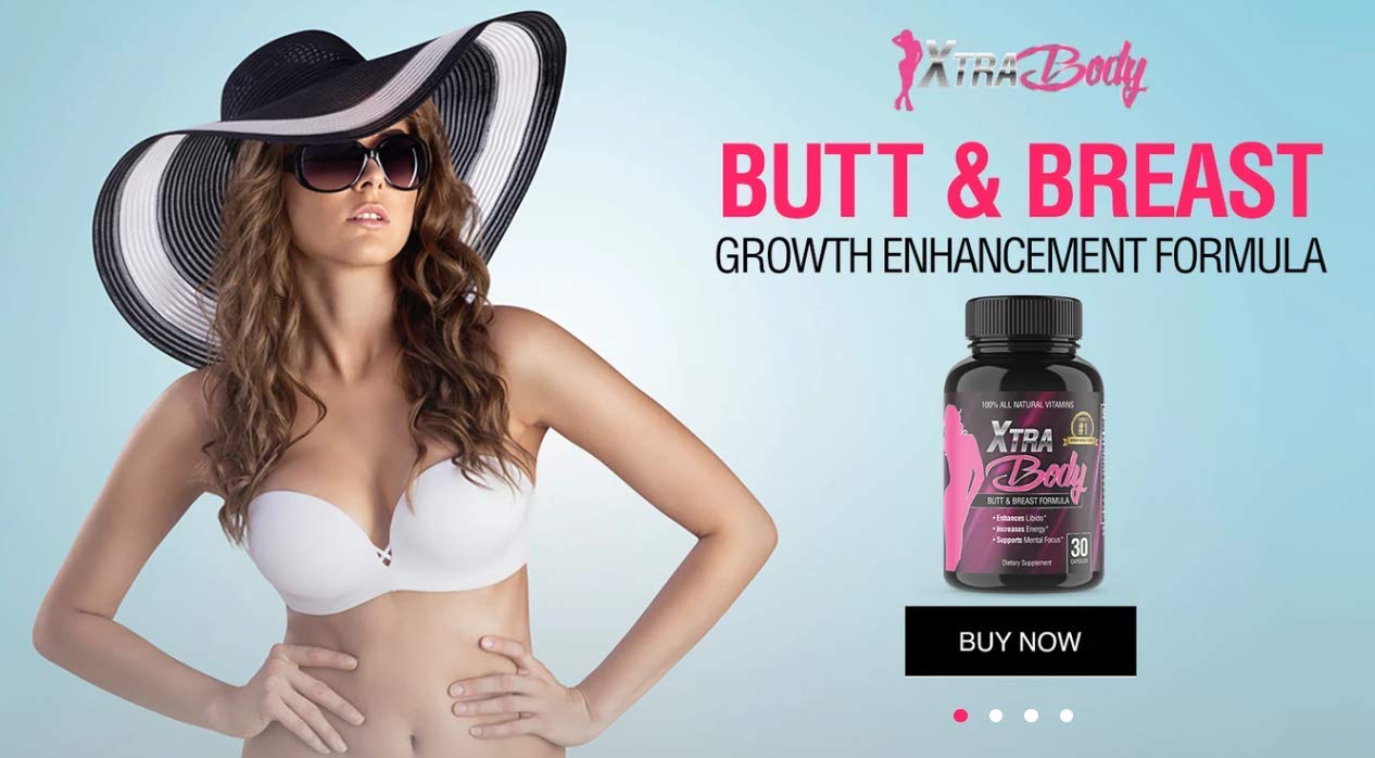 XtraBody Butt Enhancement and Breast Enlargement Supplement - Estrogen Enhancer - Increases Butt & Breast Size, Reduces Menstrual Symptoms & Provides an Extra Boost of Energy (1 Bottle=30 Capsules) Xtra Body Au supplements