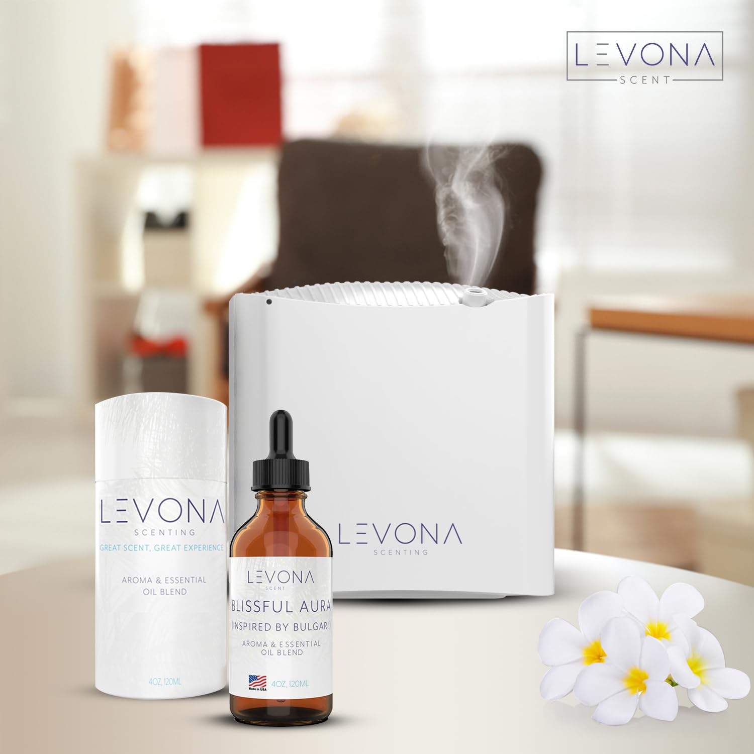 Levona Scent Essential Oils for Diffuser: Blissful Aura Inspired by Bulgari with Notes of Amber LEVONA SCENT Au supplements