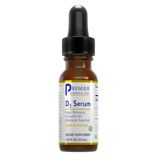 Premier Research Labs Vitamin D3 Serum - Liquid Vitamin D Oil Drops for Adults, Liquid Vitamin D3 5000 IU, Sublingual Vit D3 Liquid - 0.43 fl oz Premier Research LabsAU supplements