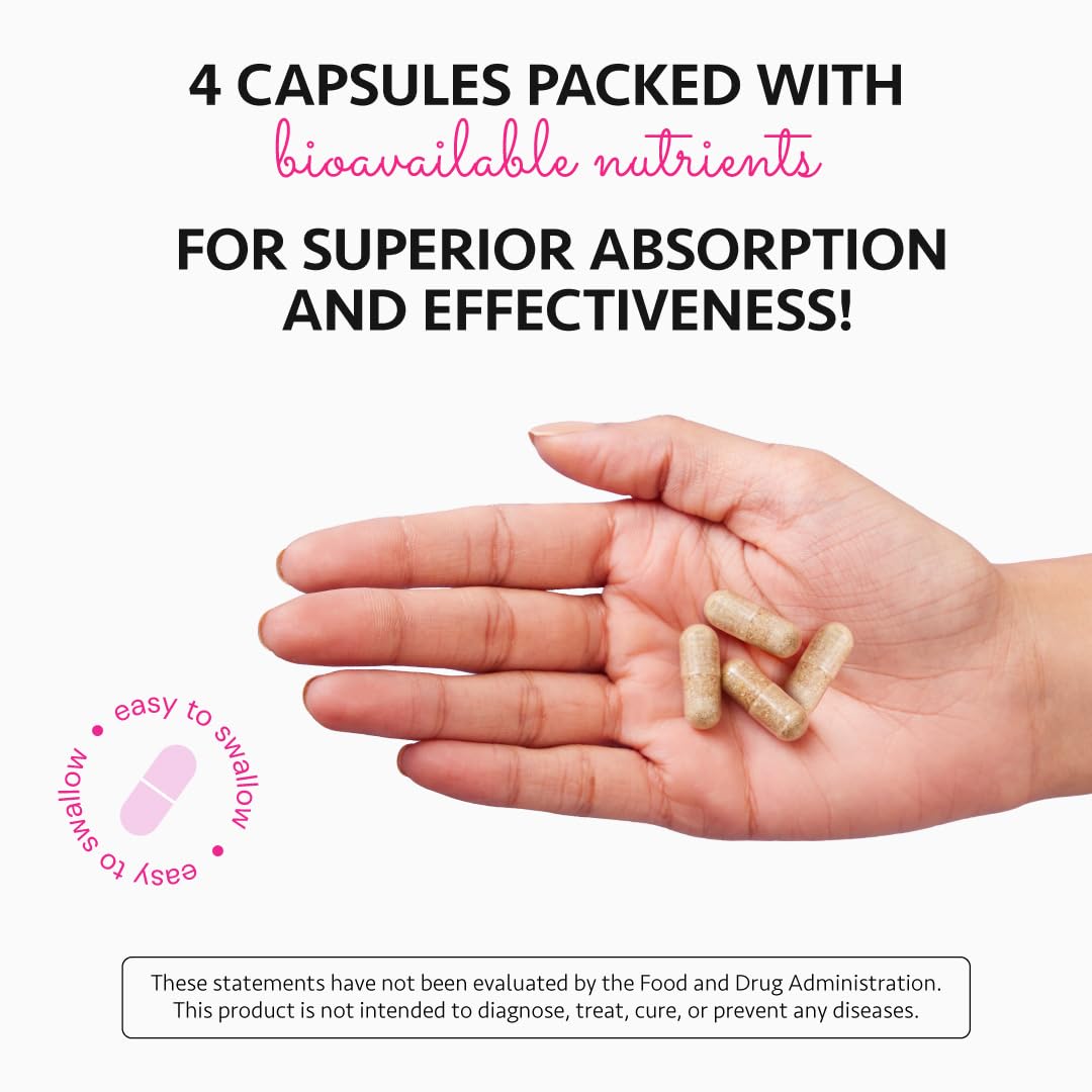 Ayurvedic Elite Prenatal Vitamins with Folate, Choline, Iron, Iodine & more | Made in USA | Optimal Bioavailability | Supports Baby's Growth and Brain Development | 30 Day Supply - OSH Wellness Freshly Moms Au supplements