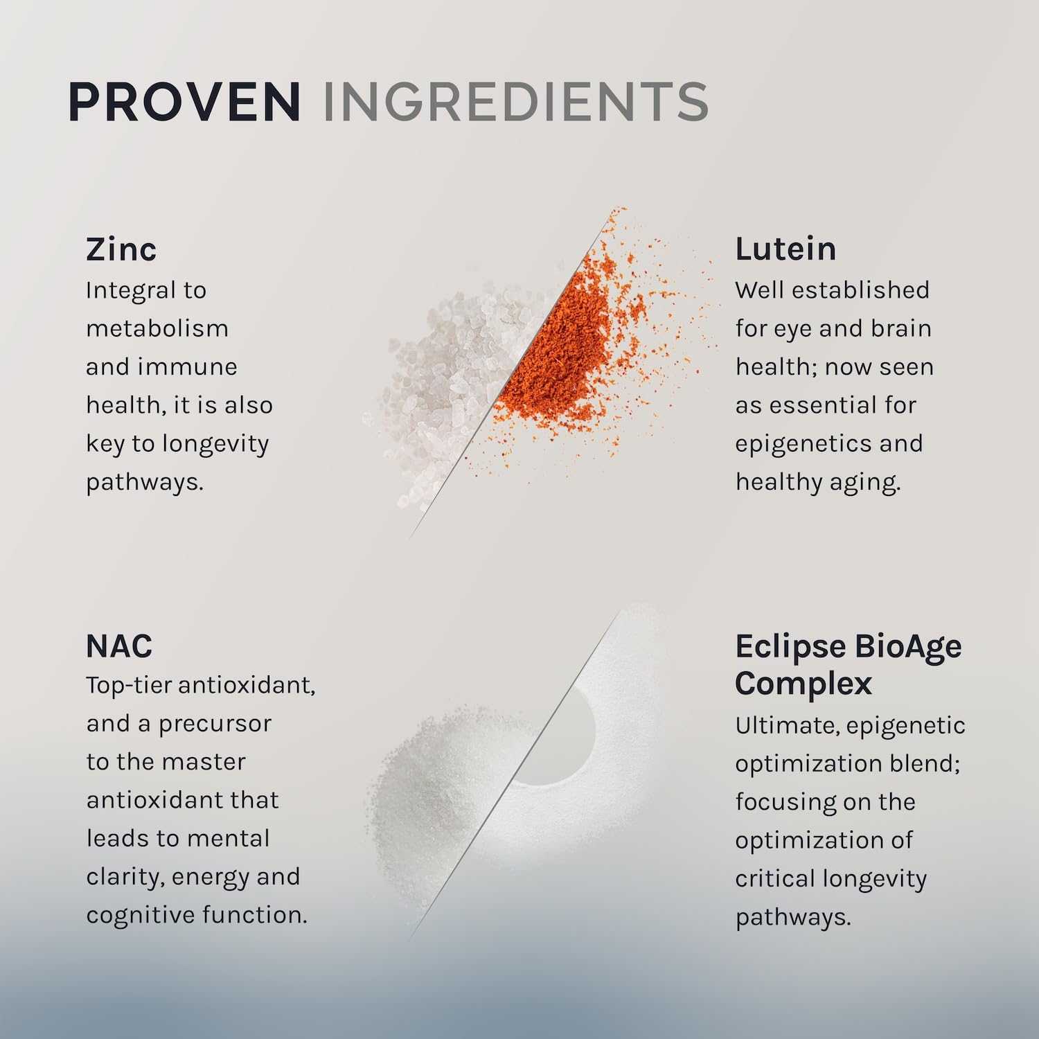 InfiniWell InfiniAge Longevity Supplements - Advanced Cellular Health Supplements with Lutein, N-Acetyl Cysteine (NAC) & Low Dose Zinc - Support Nutrient Sensing & Mitochondrial Health (30 Capsules) InfiniWell Au supplements