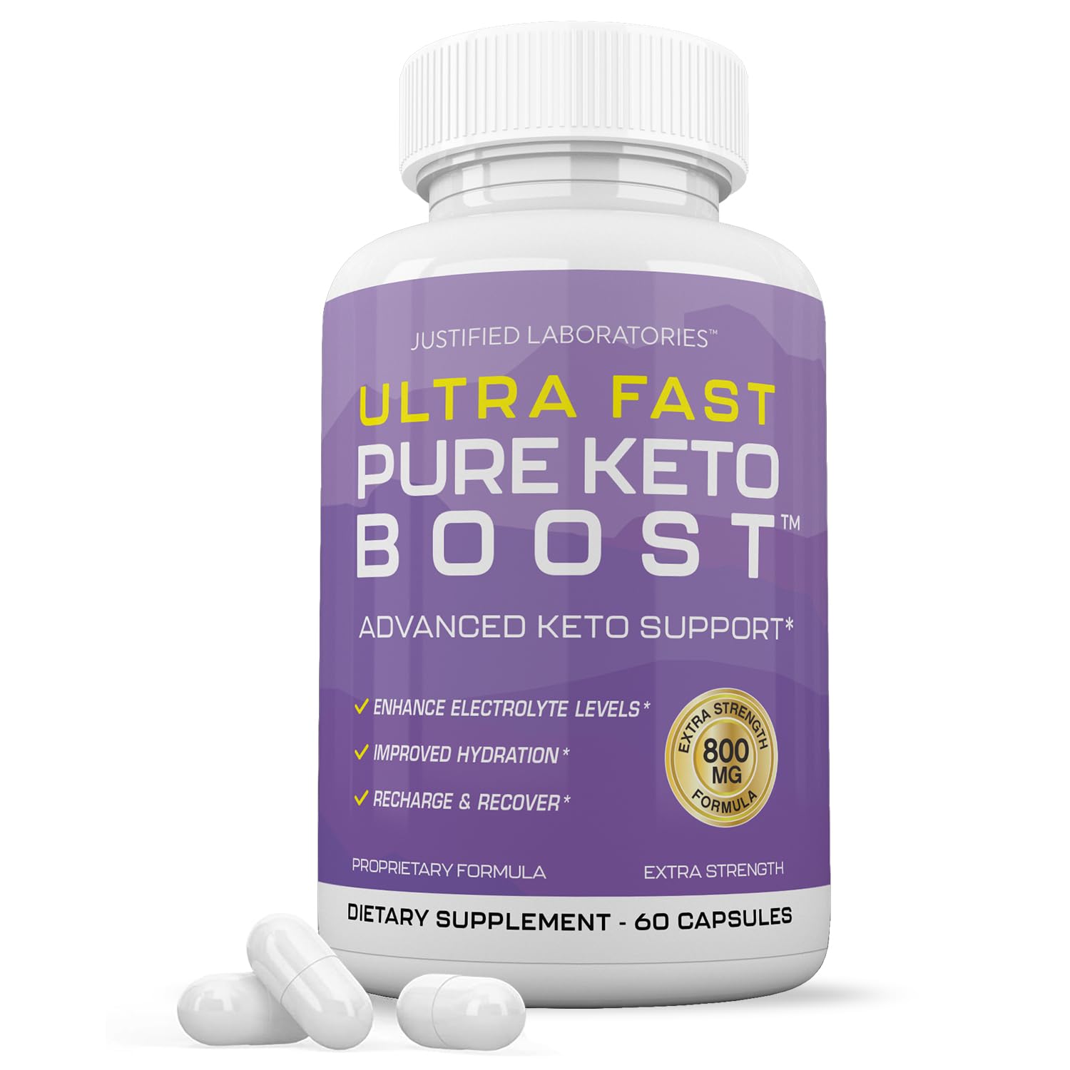 (5 Pack) Ultra Fast Pure Keto Boost Pills 1275MG New & Improved Formula Contains Apple Justified Laboratories Au supplements