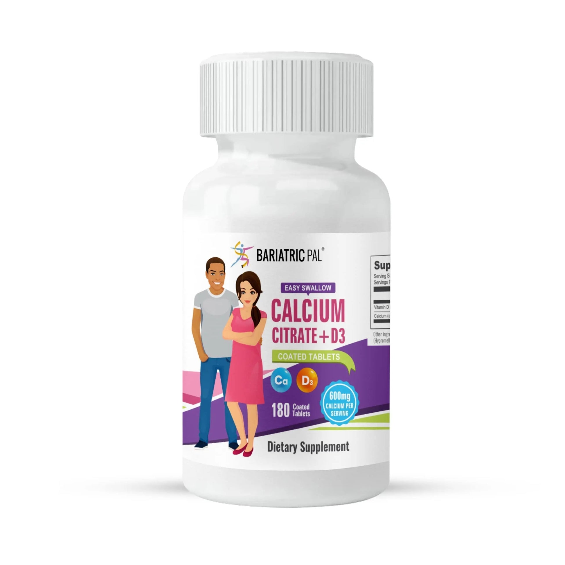 BariatricPal 30-Day Bariatric Vitamin Bundle Multivitamin ONE 1 per Day! Capsule with 60mg Iron Easy Swallow Calcium Citrate BariatricPal Au supplements