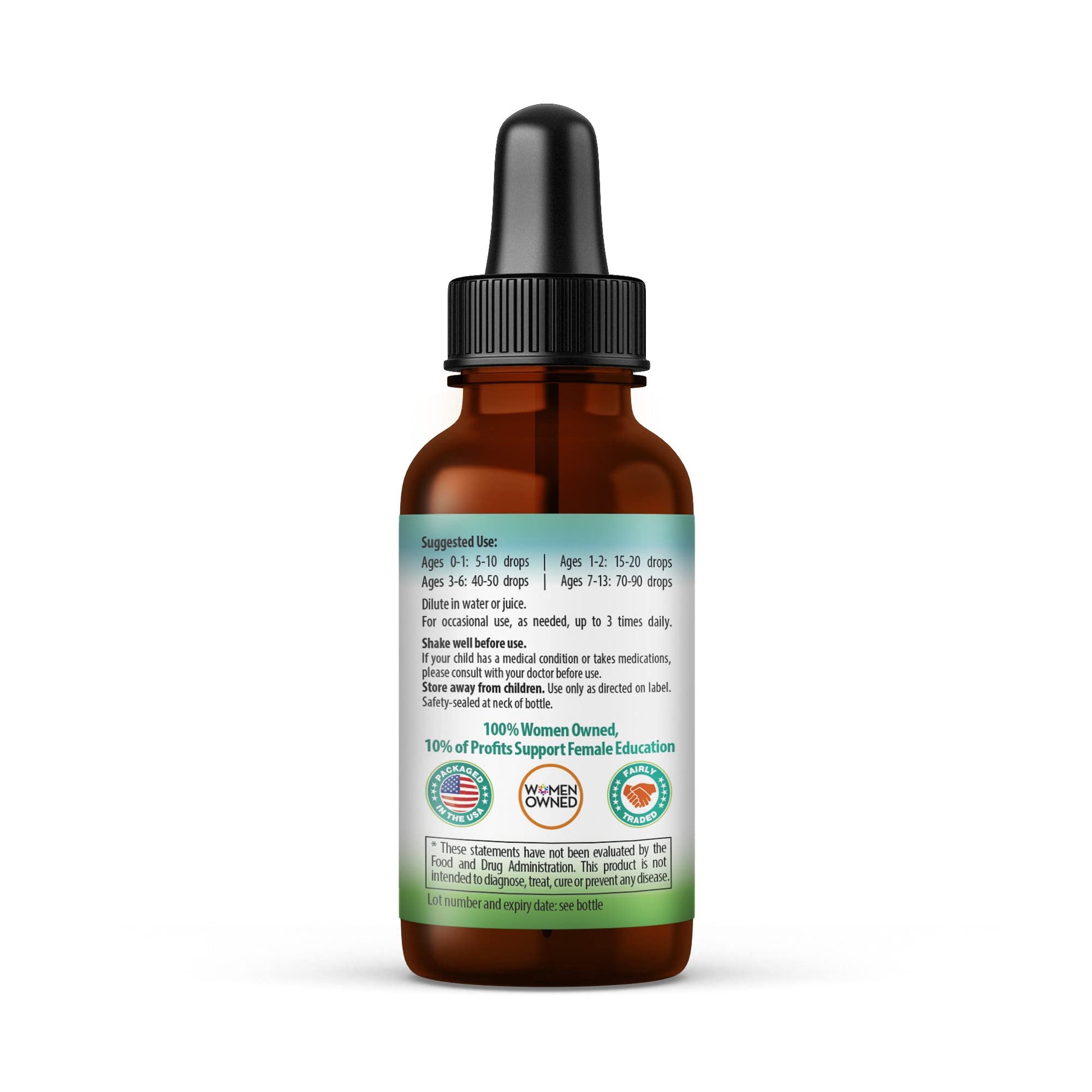 Kids Tummy Support Tonic Liquid Extract, Tasty Digestive System Support Supplement for Kids -1oz - Herbal Goodness Herbal Goodness Au supplements