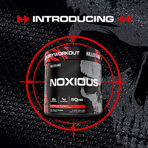 Noxious Extreme Nitric Oxide Booster Pump Pre-Workout Powder | Endurance and Muscle KILLER LABZ Au supplements