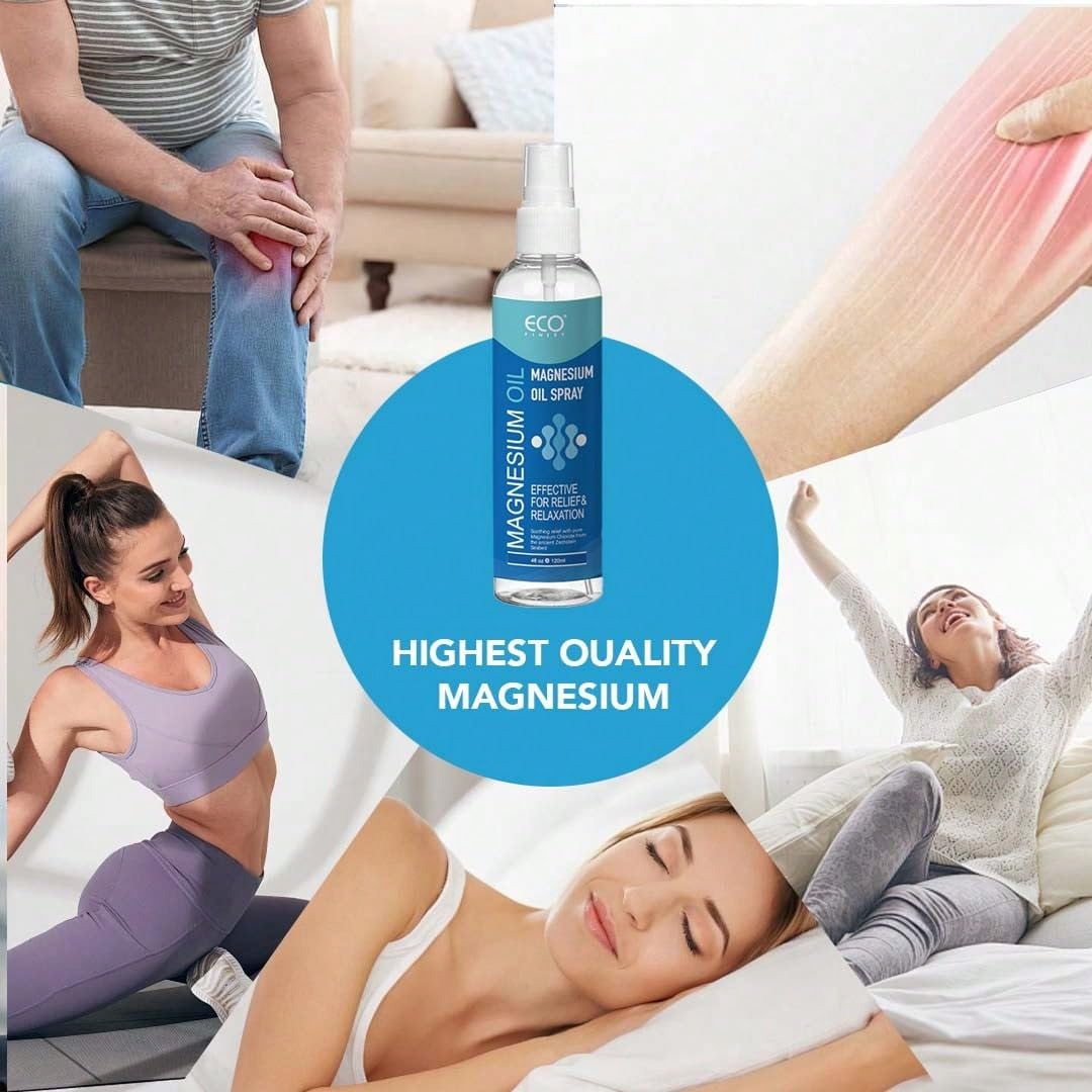 Magnesium Oil Spray For Muscle & Joint Relief – Natural Relaxation & Sleep Support, 4oz Fast-Absorbing Body Mist generic Au supplements