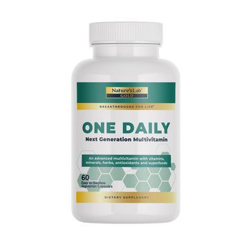 Nature's Lab Gold One Daily Multivitamin - Contains 19 Essential Vitamins & Minerals including Vitamin C, D3 & Zinc - 60 Capsules (2 Month Supply) Nature's Lab Au supplements