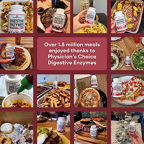 Physician's CHOICE Digestive Enzymes - Multi Enzymes, Organic Prebiotics & Probiotics Physician's CHOICE Au supplements