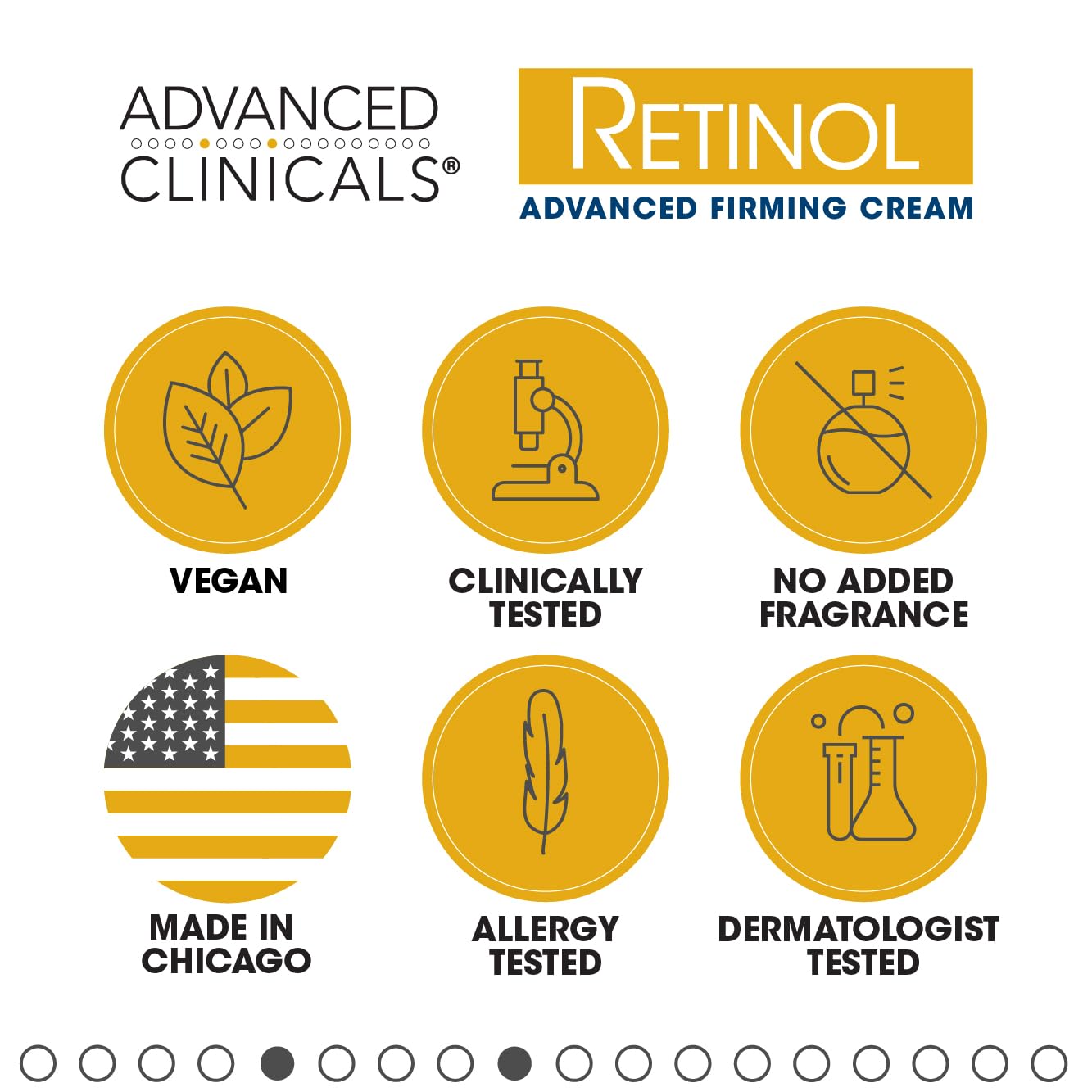 Advanced Clinicals Retinol Body Lotion + Collagen Cream 2pc Body Skin Care Set Advanced Clinicals Au supplements