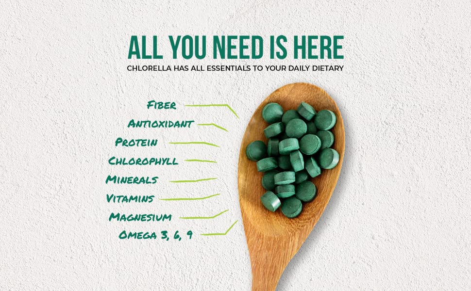 Biogenesis Organic Chlorella Tablets | Australian Grown | Chlorophyll-Rich Biogenesis Au supplements