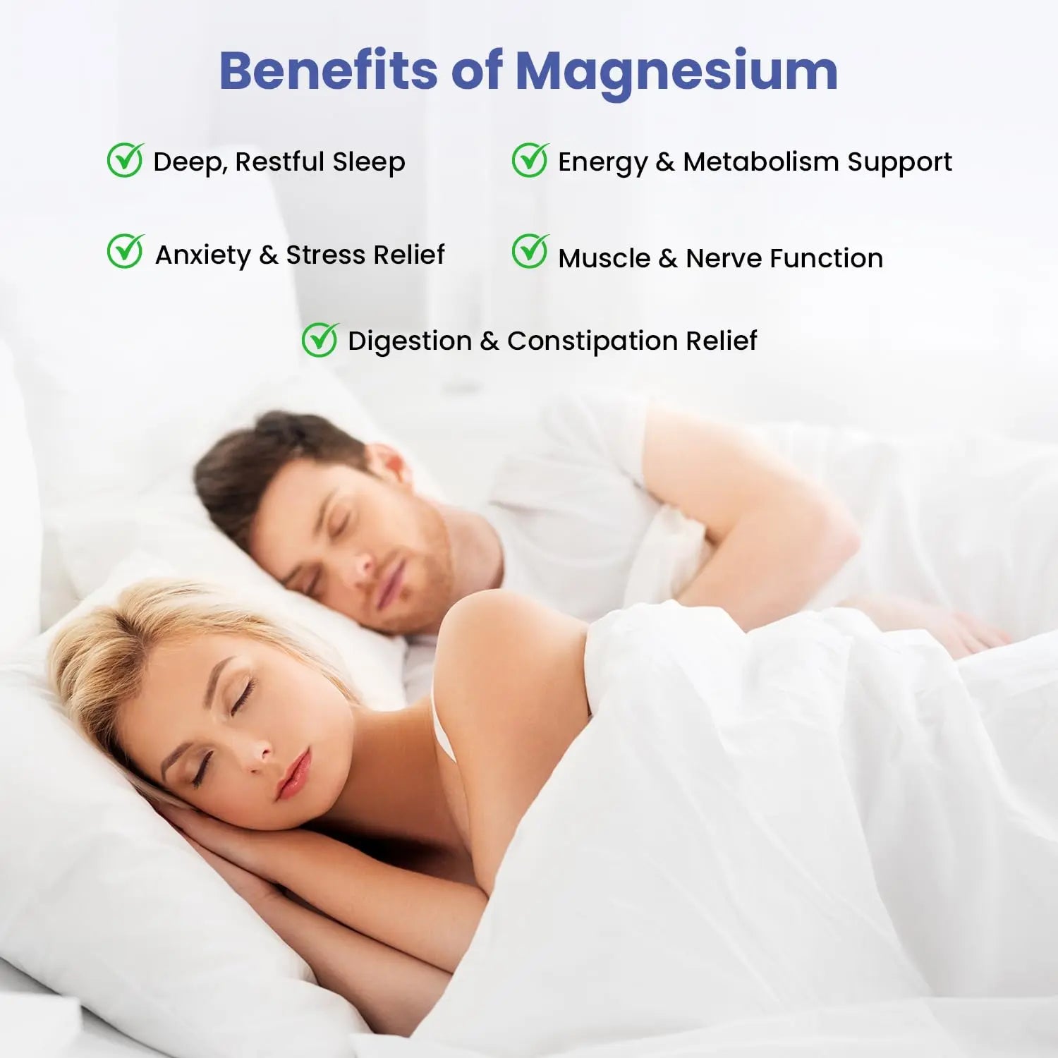 Magnesium Complex for Sleep, Relaxation, Digestion & Calm – Magnesium Glycinate, Citrate, Bisglycinate, Carbonate, Malate, Orotate, Taurate, + Humic/Fulvic for High Absorption - 90 ct. VITAMIZED Au supplements