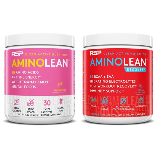 RSP NUTRITION AminoLean Pre Workout Energy (Pink Lemonade 30 Servings) RSP NUTRITIONAU supplements