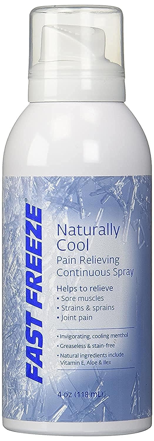 Fast Freeze All-Natural Cooling Pain Relief Therapy: Continuous Spray, 4 fl oz Fast Freeze Au supplements