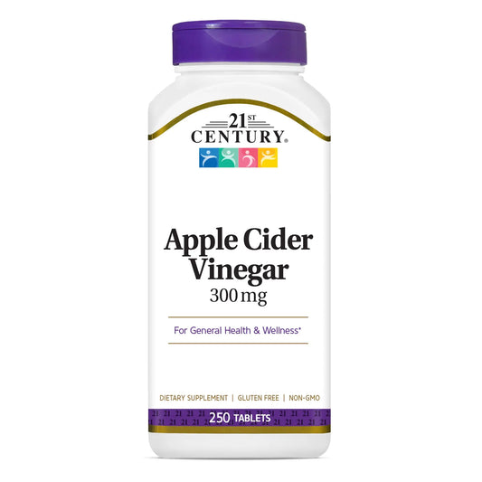 21st Century Apple Cider Vinegar 300mg Tablets, 250 Count 21st CenturyAU supplements